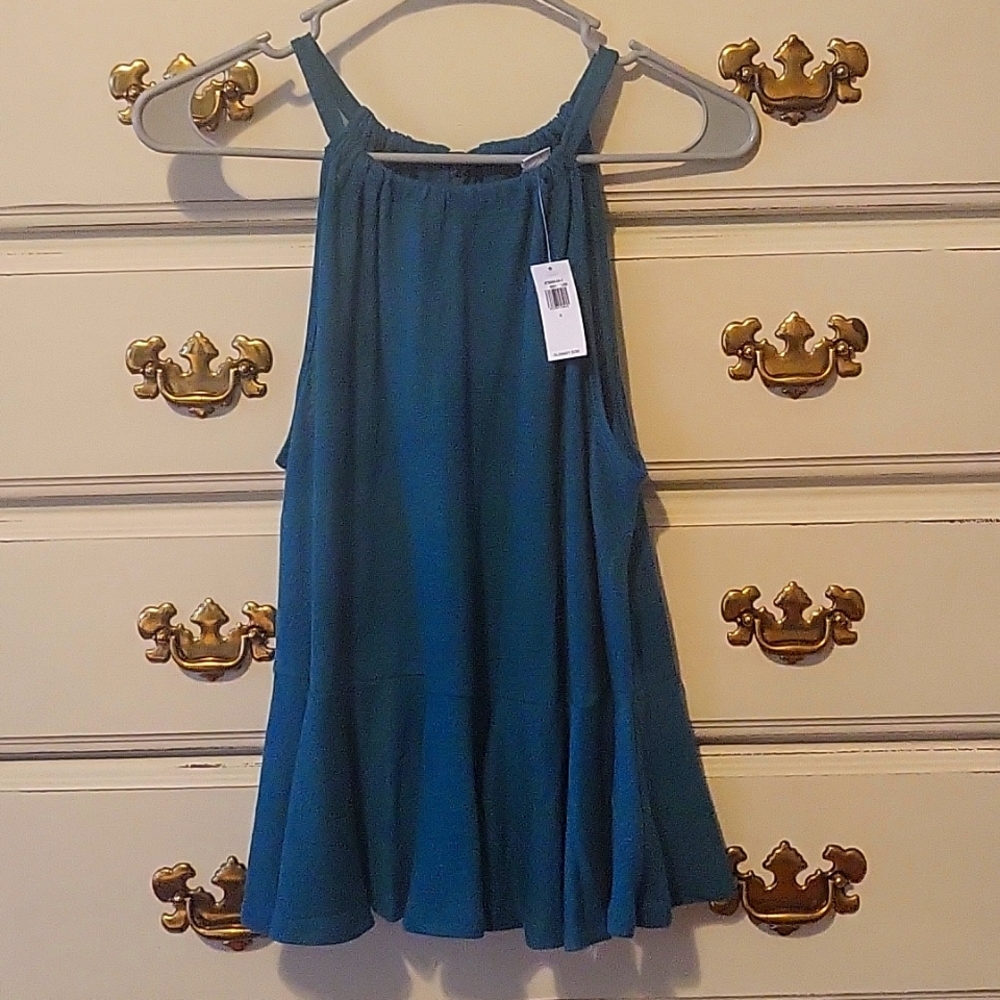*FREE W/ PURCHASE* Old Navy teal peplum size Small